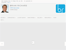Tablet Screenshot of brianrichardhomes.com